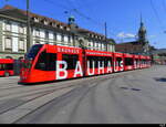 Bern Mobil - Tram Be 6/8 654 unterwegs in der Stadt Bern am 2024.07.23