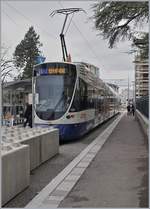 Annemasse, Parc Montessuit; Endstation der neuen tpg Linie 17 von Lancy Pont Rouge.