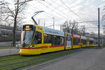 Be 6/10 Tango 168, auf der Linie 10, fährt am 18.12.2024 zur Haltestelle ZOO Basel. Aufnahme Basel.