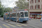 Zürich VBZ Tramlinie 15 (SWP/SIG/BBC-Be 4/6 2057, Bj.