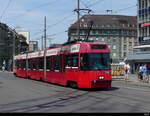 Bern Mobil - Be 4/8  740 unterwegs in der Stadt Bern am 17.06.2023