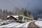 BLS RABe 535 120 / Burgholz, 28. Dezember 2024<br>
RE Spiez - Zweisimmen