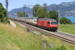 Die 460 022-7 mit einem IC bei Einigen am 21.06.2014