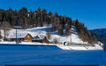 BLS RABe 528 123 / Ennetilfis, 29. Dezember 2024<br>
S6 Luzern - Langnau im Emmental