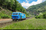 Aus dem Archiv...Gotthardbahn<br>
Am 5. Juni 2013 wurde ich in der Biaschina von einem besonderen Gast überrascht - die BLS Re 456 143 kam als Lokzug vorbei.