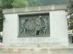Denkmal fr die Arbeiter,die beim Bau des Gotthard Tunnels (erffnet 1882)ums Leben kamen.Airolo.02.06.07