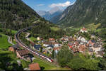 SBB RABe 501 019 / Wassen, 14. August 2023<br>
IC Lugano - Basel SBB