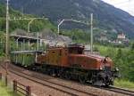 SBB HISTORIC: Ce 6/8 ll 14253 bei Wassen am 15.