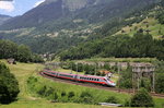 610 *** als EC 17 (Zürich HB-Milano Centrale) bei Quinto 24.6.16