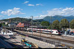 TILO RABe 524 019 mit einem weiteren FLIRT als S10 Bellinzona - Chiasso am 20.