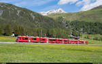 RhB Allegra 3508 mit Regio Klosters - Davos am 12. Juni 2020 bei Davos Wolfgang.