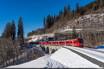 RhB ABe 4/16 3143 / Serneus Pagrüeg, 26. Dezember 2024<br>
RE Landquart - Davos Platz / Scuol-Tarasp