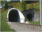 Alter und neuer Saaser Tunnel.