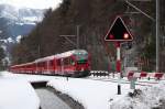 Regio nach Davos zwischen Malans und Grsch.Ganda 05.02.13