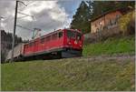 Ge 6/6 II 703  St.Moritz  in Trin. (10.04.2018)