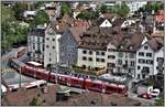 R1433 mit ABe 8/12 3515 nach Arosa beim Obertor in Chur. (11.06.2019)