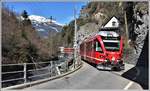 R1437 mi ABe 8/12 3511 nach Arosa in Chur Sassal. (17.03.2020)