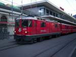 Lok 625 Kblis im Auenbahnhof Chur vor der Abfahrt nach Arosa am 23.12.06 gegen 9 Uhr morgens.