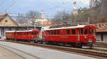 Im März 1996 sind die ex-Berninabahn-Triebwagen ABe 4/4 I 30 (SIG/Alioth 1911, Umbau 1953) und 32 (SIG/Alioth 1908, Umbau 1946) im Depot Chur der Chur-Arosa-Bahn abgestellt. ABe 4/4 I  30 ist heute (gelb lackiert) Museumswagen, ABe 4/4 I 32 wurde 2009 abgebrochen.