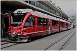 R1457 mit ABe 8/12 3511 nach Arosa am Gleis 2 in Chur.