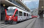 R1453 nach Arosa mit ABe 8/12 3512 in Chur.