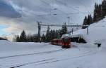 R1445 von Chur nach Arosa bei der Einfahrt in Langwies.