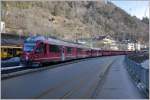 R1440 mit ABe 8/12 3507 beim Depot Sand in Chur.