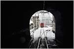 GEX903 aus dem Schlusswagen des RE1141 in Preda aufgenommen. Tunnelportal Albulatunnel I. (27.04.2017)