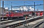 Ge 4/4 I 605  Silvretta  in Samedan.