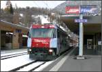 Ge 4/4 III 650  Seewis/Valzeina  hlt mit RegioExpress von St.Moritz nach Chur in Filisur.