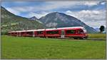 S1 1519 mit Allegra ABe 4/16 3104 zwischen Reichenau-Tamins und Bonaduz. (11.06.2019)