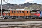 Bernina Krokodil Ge 4/4 182 in Landquart. (04.04.2018)