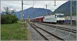 IR1161 nach St.Moritz mit Ge 4/4 III 642 *Breil/Brigels  in Felsberg.