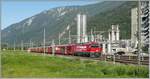 IR1165 mit Ge 4/4 III 647  Grüsch  nach St.Moritz in Ems Werk. (07.07.2020)