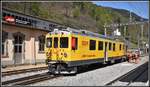 Xe 4/4 23201 von RhB Infrastruttura im Bahnhof Poschiavo.