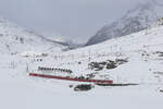 Dieses Foto habe ich bei frostigen Temperaturen vom Bernina Pass aus gemacht, 2300 Meter Höhe, kalter Wind aber was tun man nicht alles für die Bilder. 15.01.2025.