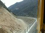 Im Dezember 2008 wurde das Bahntrassee oberhalb von Brusio,nahe dem Kreisviadukt durch Steinschlag auf einer lnge von 250m verschttet und der Bahnverkehr somit zwischen Poschiavo u.Tirano unterbrochen.Nach einer Verlegung des Trassee 15m talwrts u.einer Dammaufschttung,konnte der Bahnverkehr 
im April 2009 wieder aufgenommen werden.28.03.10