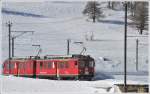 TW 47 und 49 nhern sich der oberen Berninabachbrcke.