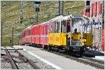 R1656 mit Allegra ABe 8/12 3513 in Ospizio Bernina 2253m. (06.09.2016)
