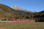 RhB Ge 4/4 II 626  Malans  am 24. Oktober 2021 kurz vor Zernez.