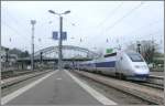 TGV 4406 und 4419 aus Paris Est nach Zrich HB treffen in Mulhouse ein.