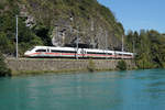 ICE 4 Triebzug der DB bei Interlaken-Ost am 9. September 2020.
Foto: Walter Ruetsch