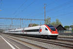 ICN 500 038  Arthur Honegger  durchfährt den Bahnhof Rupperswil. Die Aufnahme stammt vom 24.06.2020.