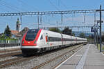 ICN 500 032  Henri Dufaux  durchfährt am 12.08.2024 den Bahnhof Rupperswil.