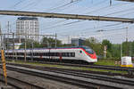 RABe 501 008-1 durchfährt den Bahnhof Pratteln. Die Aufnahme stammt vom 22.05.2019.