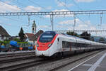 RABe 501 016-6 Giruno durchfährt am 10.06.2024 den Bahnhof Rupperswil.