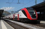 Der neue IC der SBB Twindexx RABDe 502 002 auf Testfahrt in Chur.31.05.17