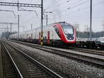 SBB - TWINDEXX RABe 502 207-2 abgestellt in Luterbach-Attisholz am 27.01.2018