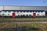 SBB Twindexx Mittwlwagen B 94 85 4 502 013-3 am 15.12.18 beim Bombardier Werk in Villeneve abgestellt.