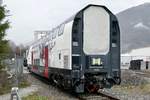 SBB Twindexx IC 200 Familienwagen 94 85 2 502 014-5 am 22.12.18 beim Bombardier Werk Villeneuve abgestellt.